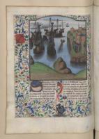 Francais 77, fol. 386v, Bataille de la Rochelle (1372)